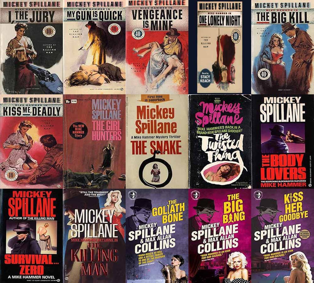 The MIKE HAMMER Series By Mickey Spillane — 34 MP3 Audiobook Collection