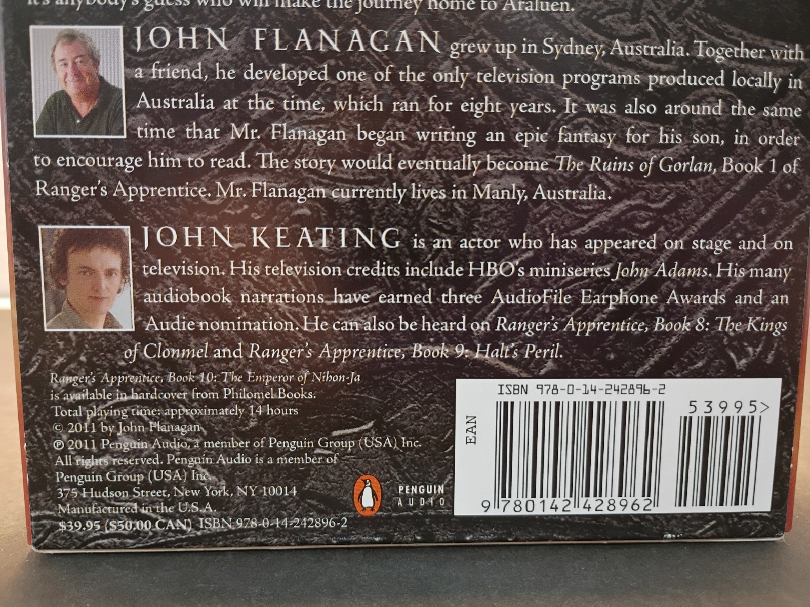Ranger’s Apprentice Audiobook CDS 12 by John Flanagan Unabridged YA Fantasy