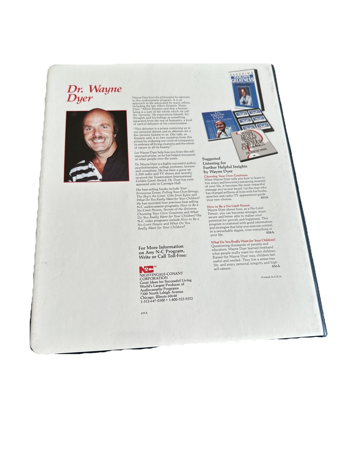 Transformation: You’ll See It When You Believe It Dr. Wayne Dyer 6 Cassettes Set