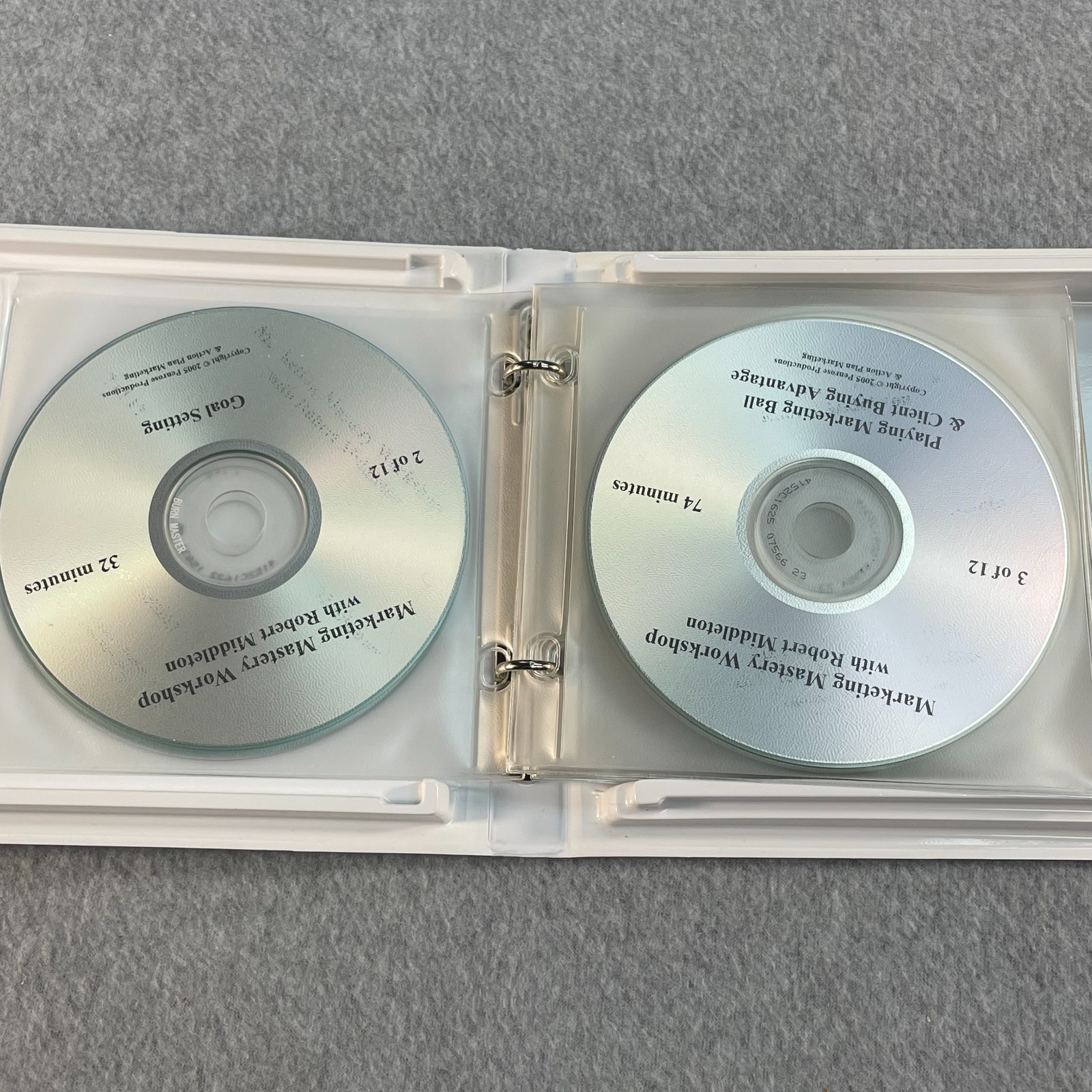 Robert Middleton Marketing Mastery Workshop Live 12 Audio CD and Workbook Set