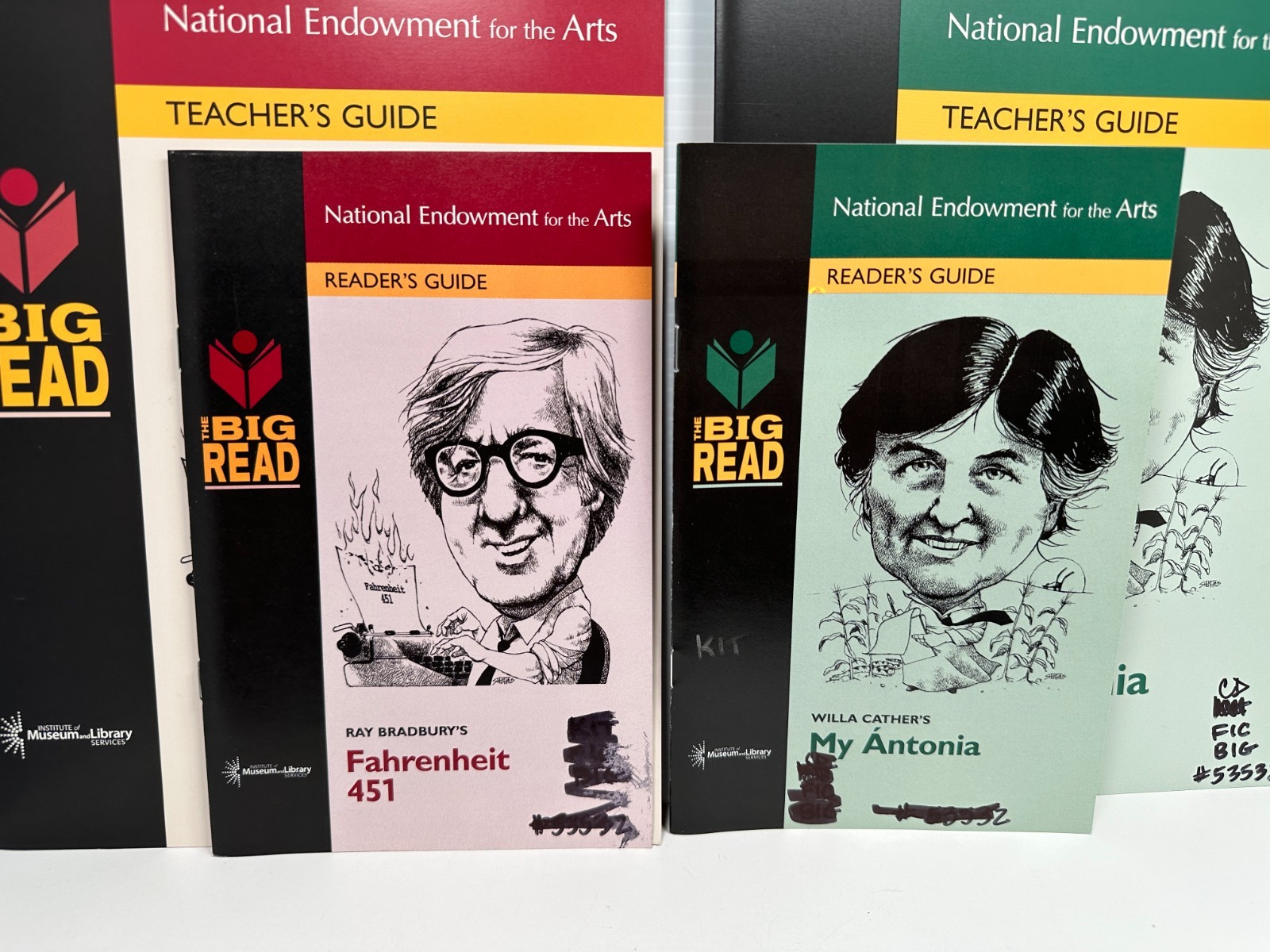 The Big Read National Endowment of the Arts CD 4 Disc Set Readers Teachers Guide