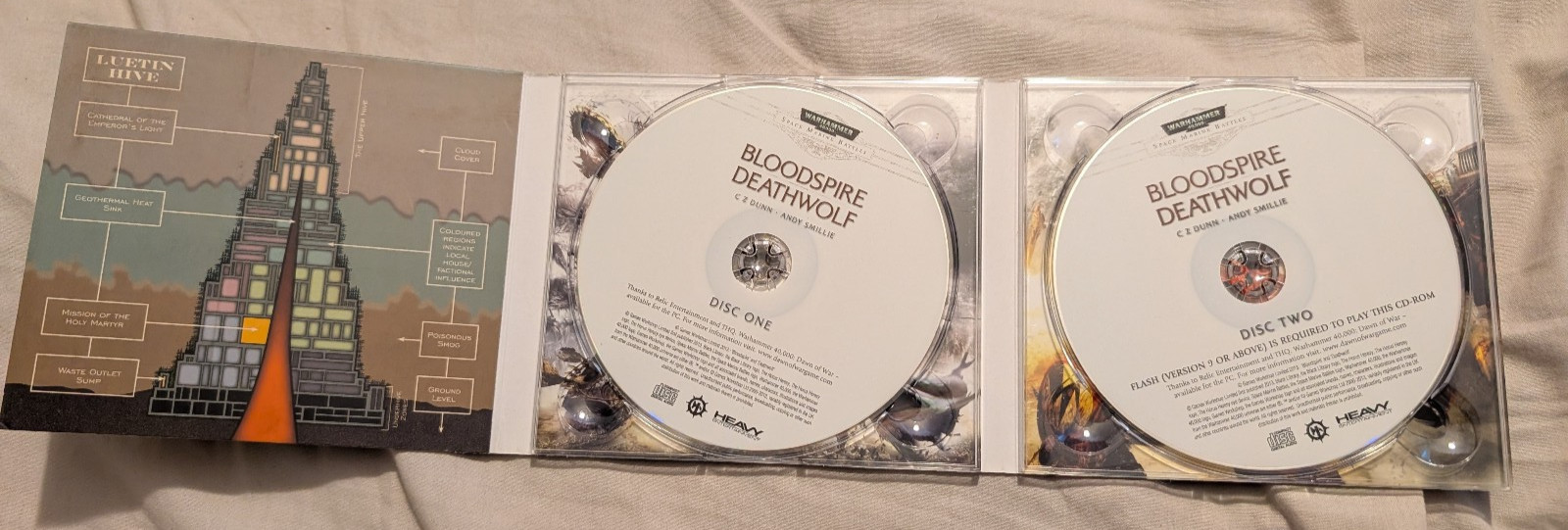 3 X WARHAMMER 40,000 Space Marine Battles Audio Books — CD
