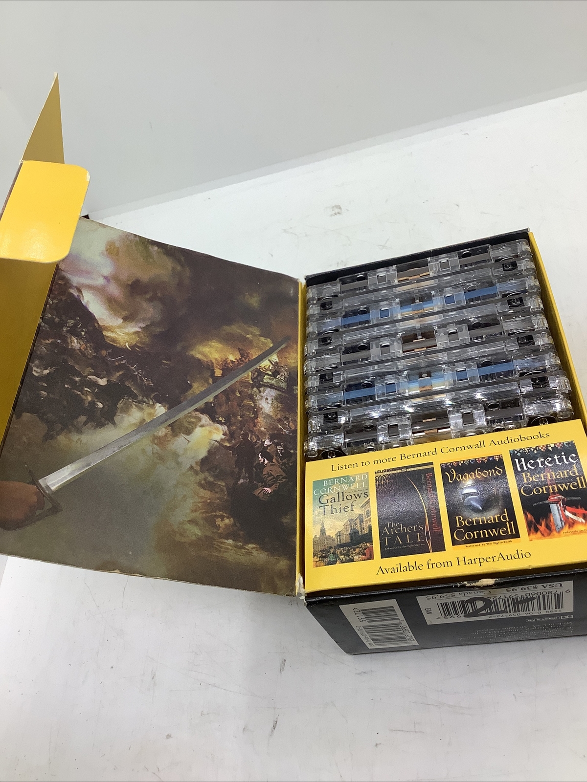 Sharp’s Escape — Bernard Cornwell — 9 Audio Cassettes — Read By Patrick Tull