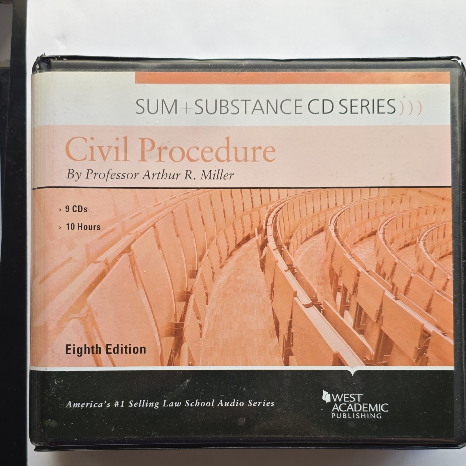 Sum and Substance CD Series Civil Procedure Audiobook Arthur R. Miller 9 CDs