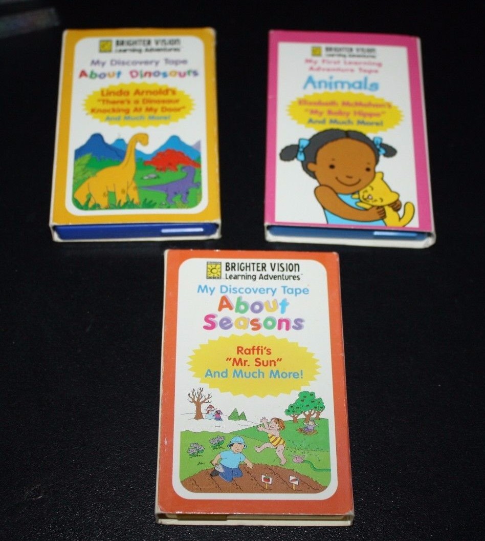 Seasons Educational Cassette Lot Dinosaurs & Animals Teacher Classroom -=