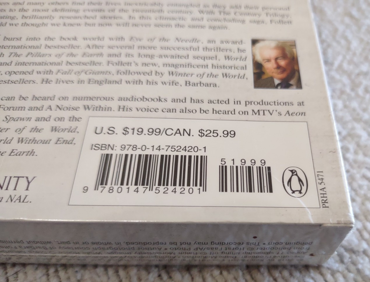 Edge of Eternity: Ken Follett Audio Book 10 CD’s Abridged Brand New Sealed