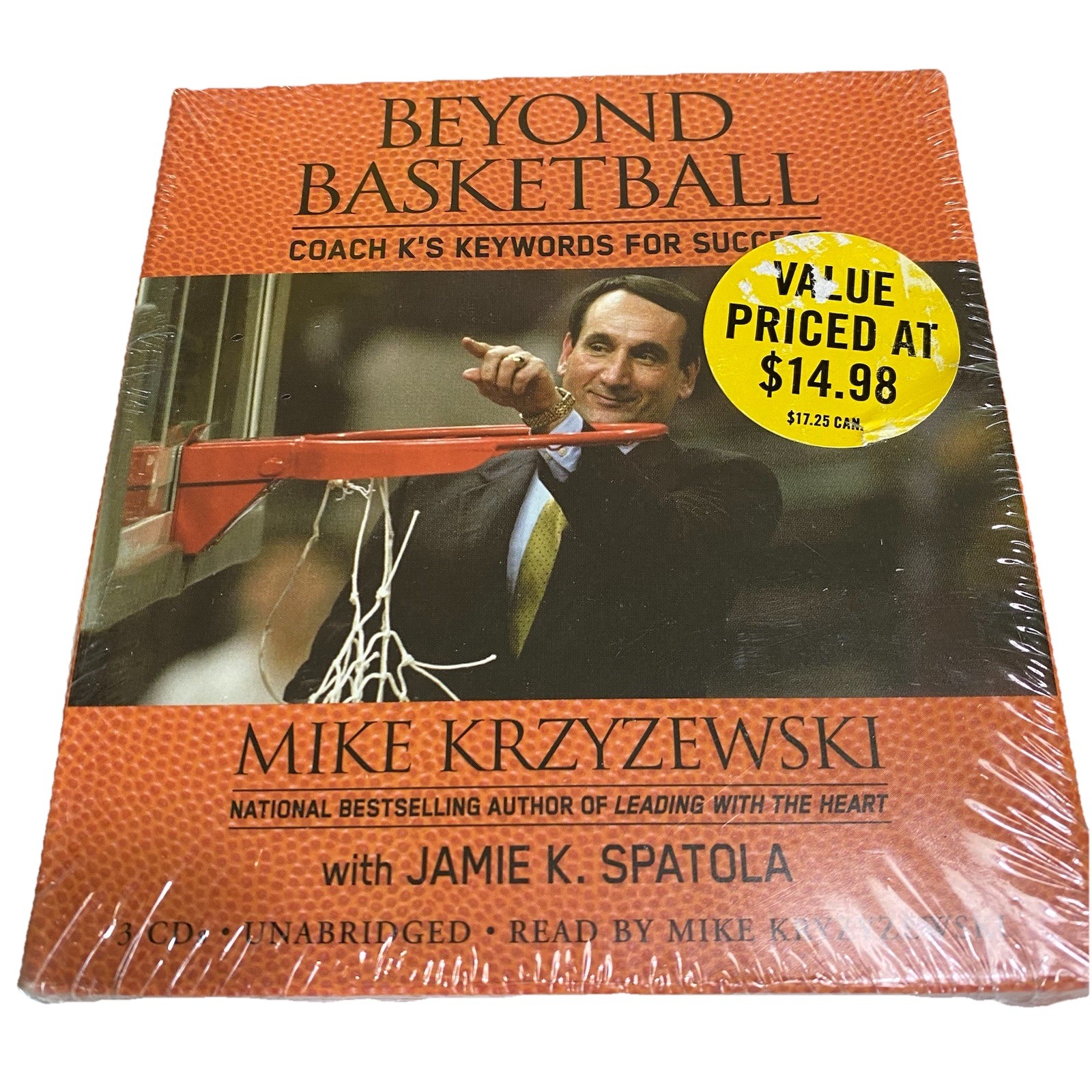 Beyond Basketball: Coach Mike Krzyzewski Keywords for Success Audio Discs Duke