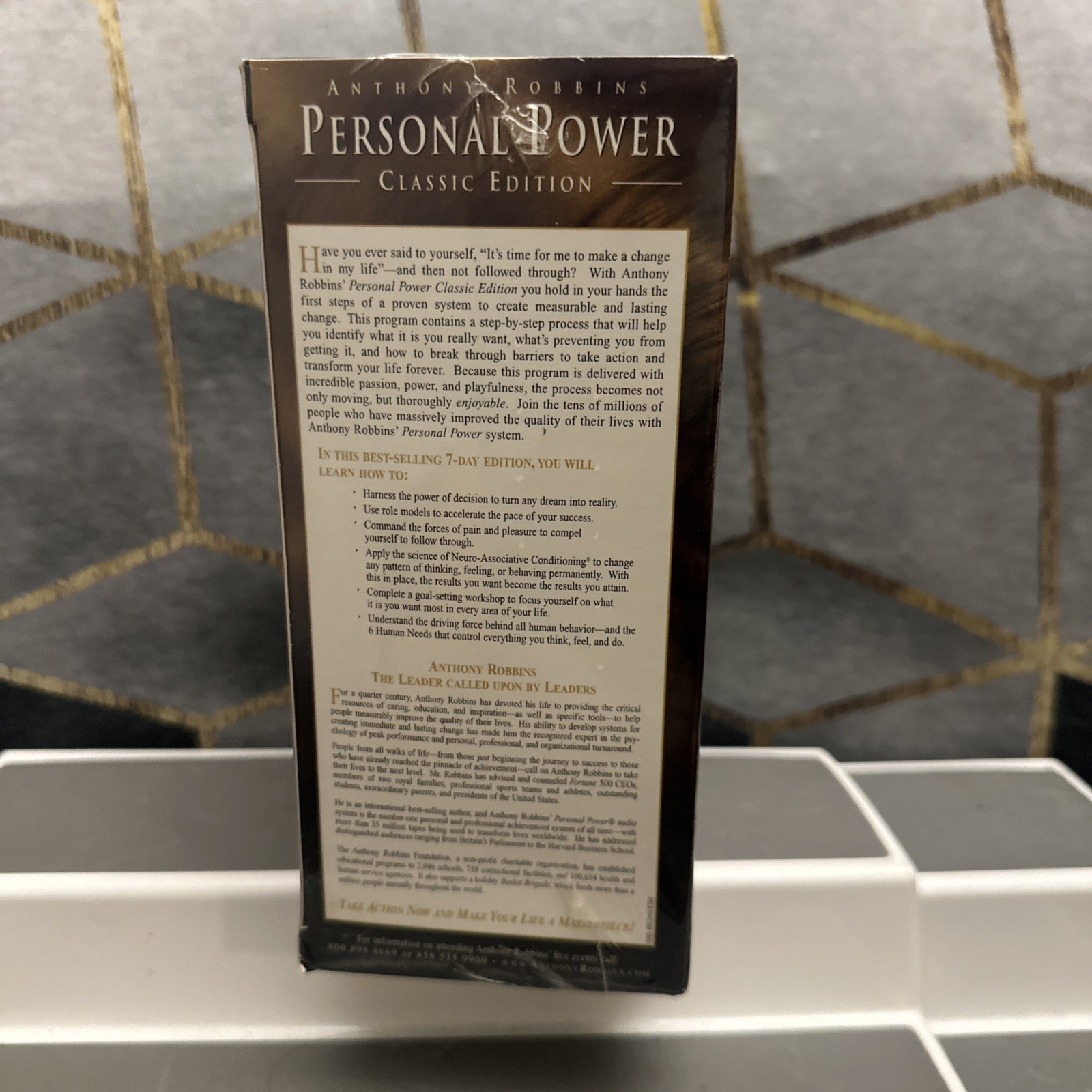 Anthony Tony Robbins Set Personal Power Achievement Classic Edition 7 CD Set