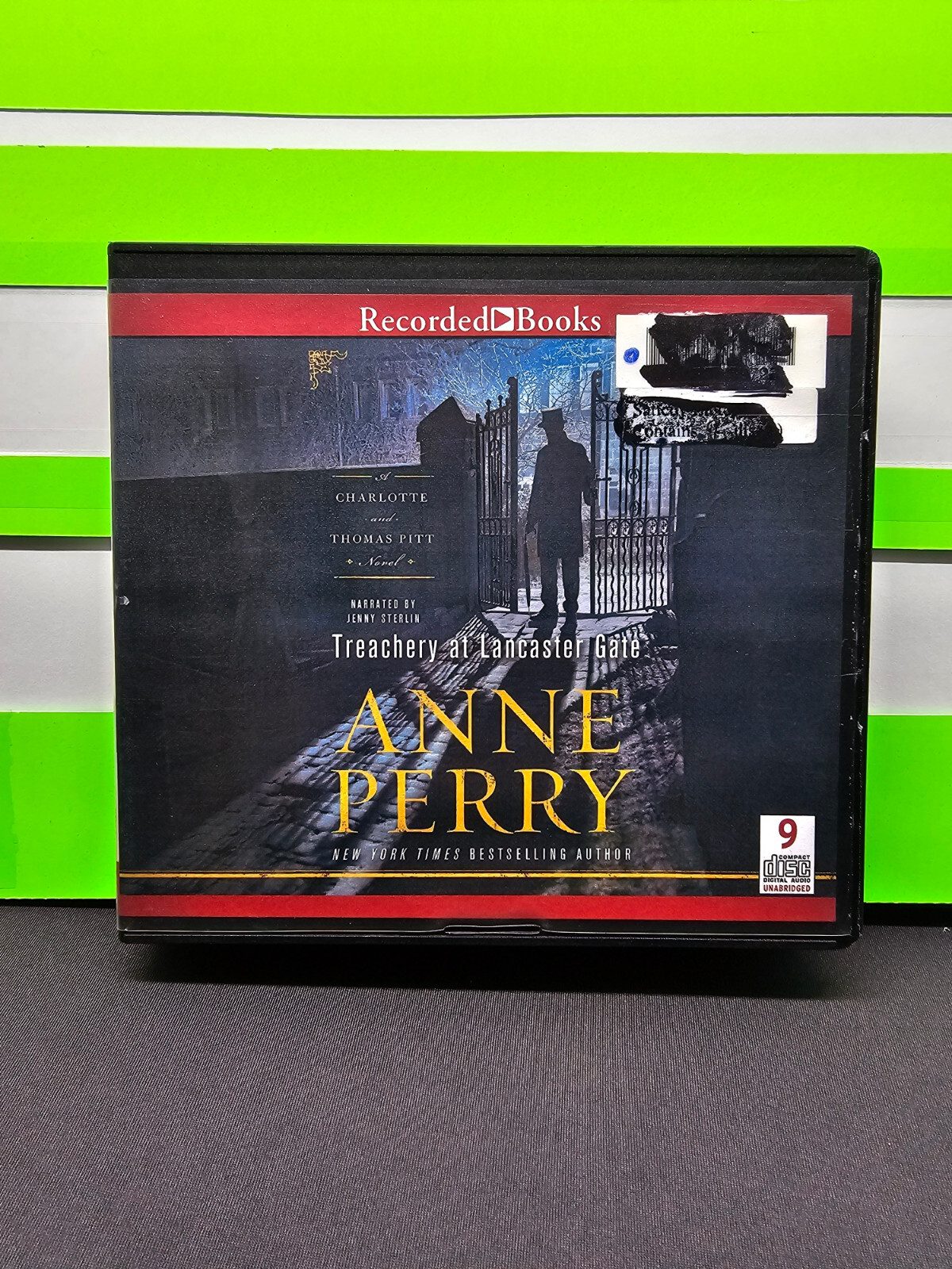 Anne Perry Treachery At Lancaster Gate Audio CD Audiobook Unabridged 9 Discs