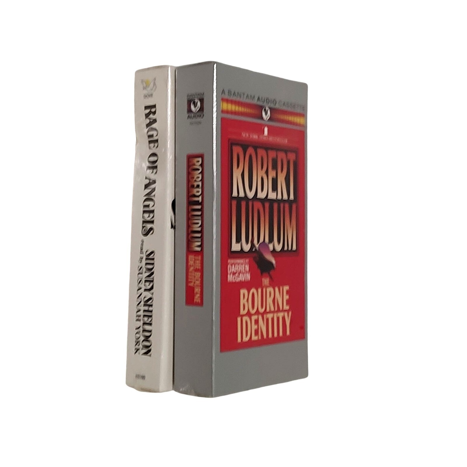 Sidney Sheldons Rage Of Angels & Robert Ludlums Bourne Identity Audio Cassette