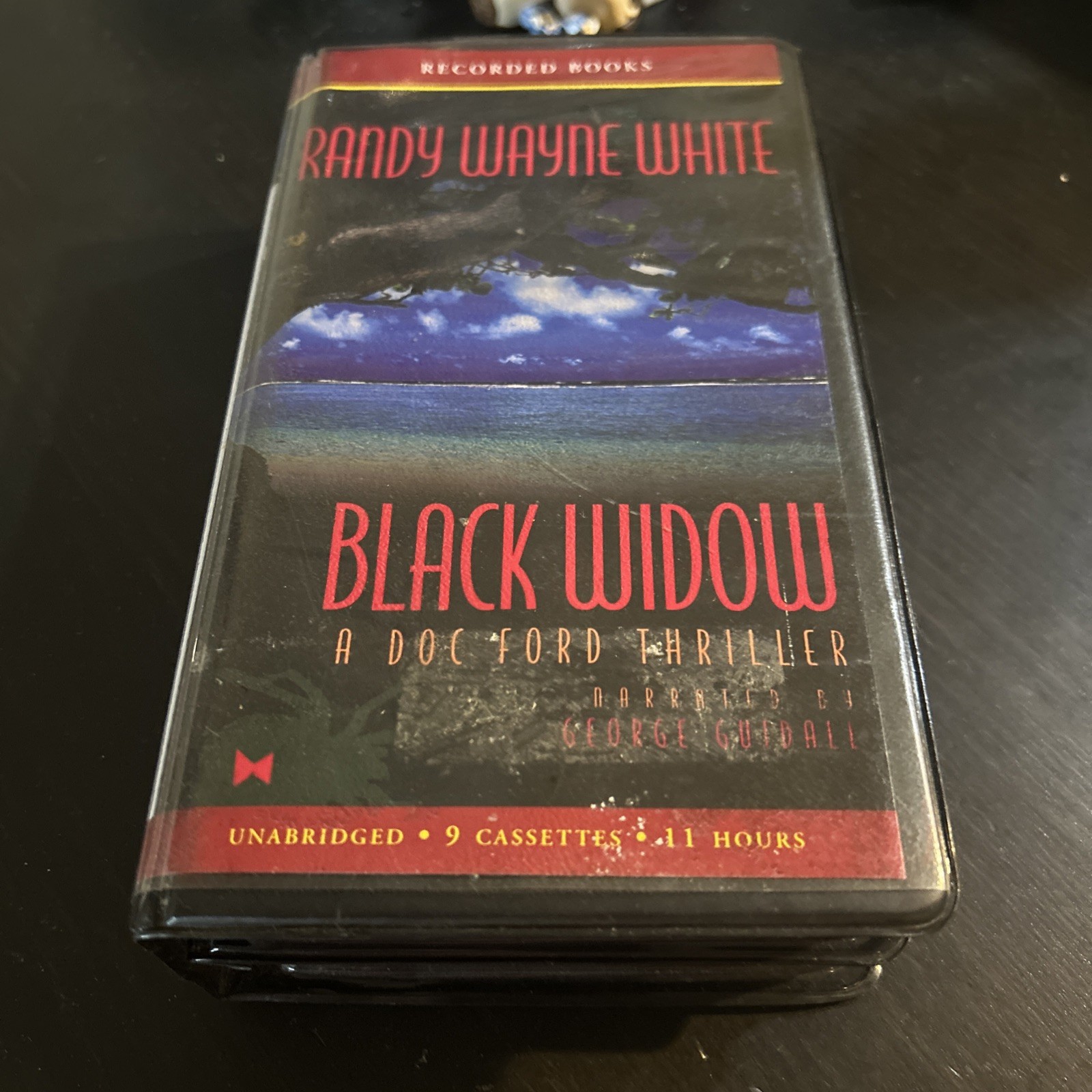 Recorded Books Randy Wayne White Black Widow Narrater George Guidall 9Cassettes