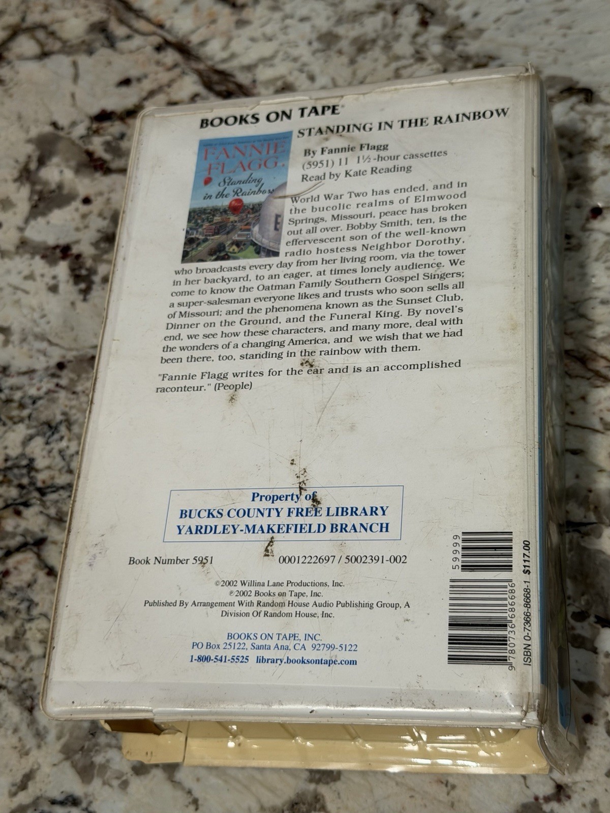 Standing in the Rainbow by Fannie Flagg Audiobook 11 Cassette