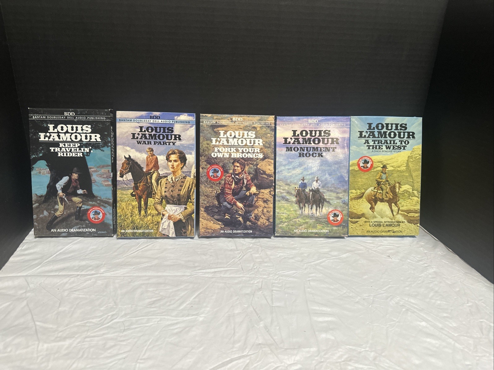 Louis L’Amour Audio Books Lot Cassettes 20 Titles Bantam Random House