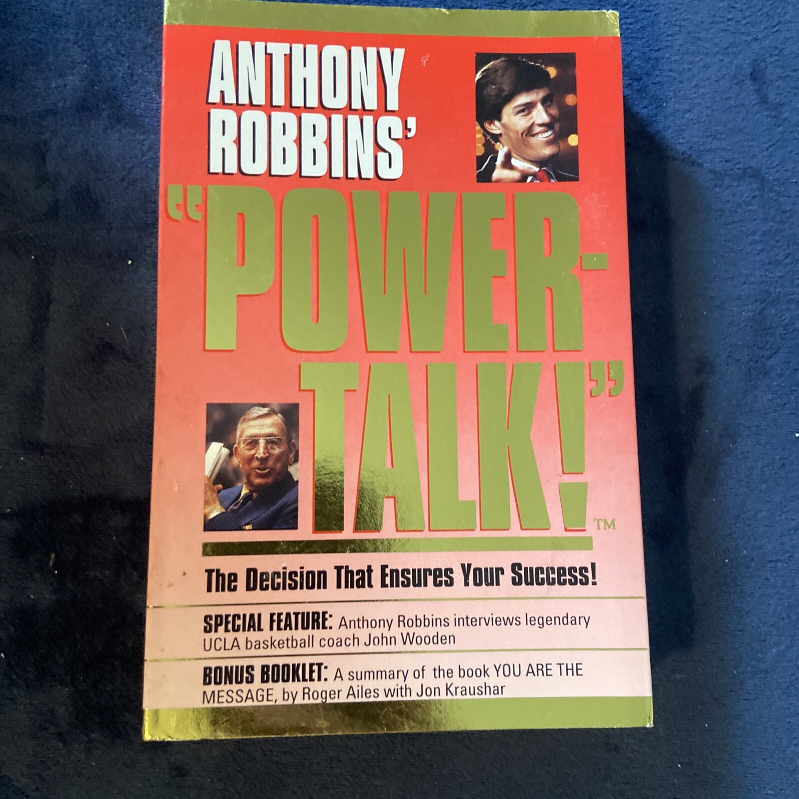 Powertalk! The Decision That Ensures Your Success! Anthony Robbins Cassette Tape