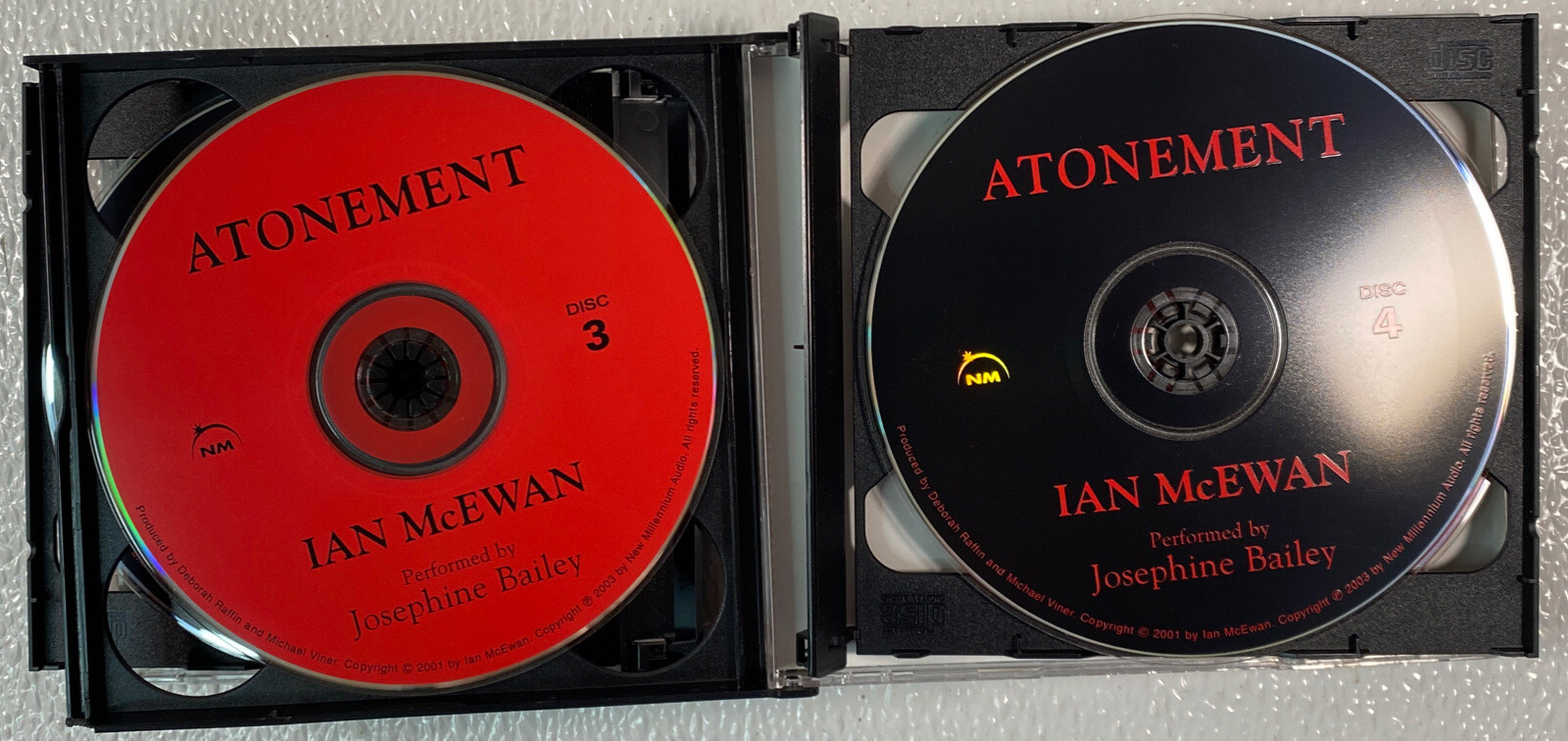 Atonement by Ian McEwan — CD Audiobook 5 Disk Set 2001 Joseph Bailey
