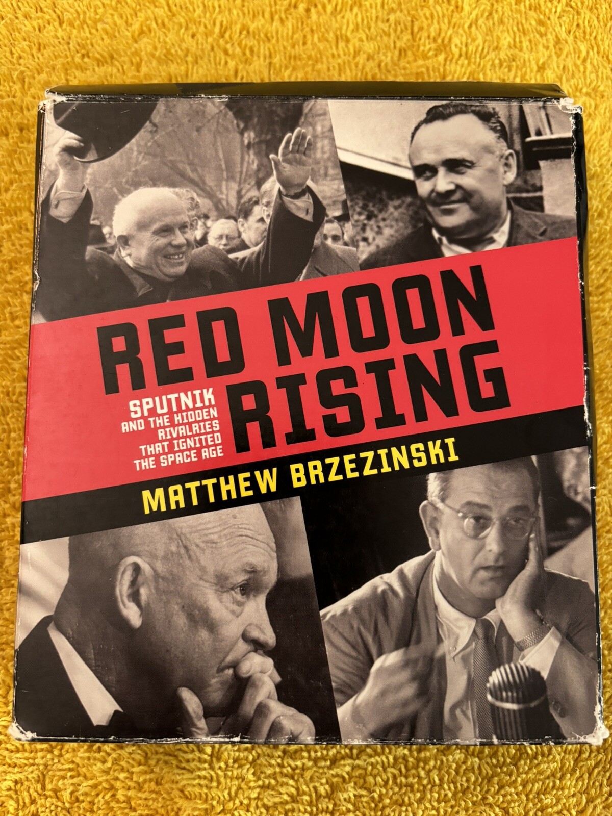 UNABRIDGED Red Moon Rising: Sputnik by Matthew Brzezinski Audiobook 9 CDs USED
