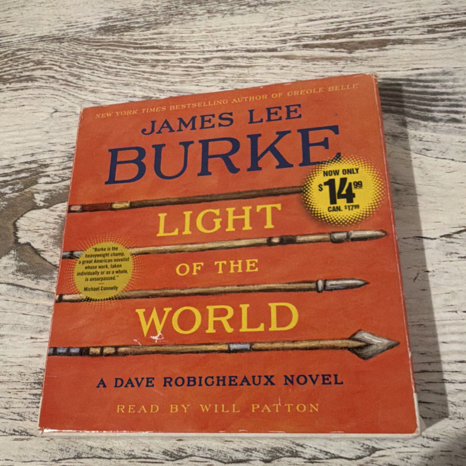 Simon & Schuster Light of the World Audio CD Set, James Lee Burke, Will Patton