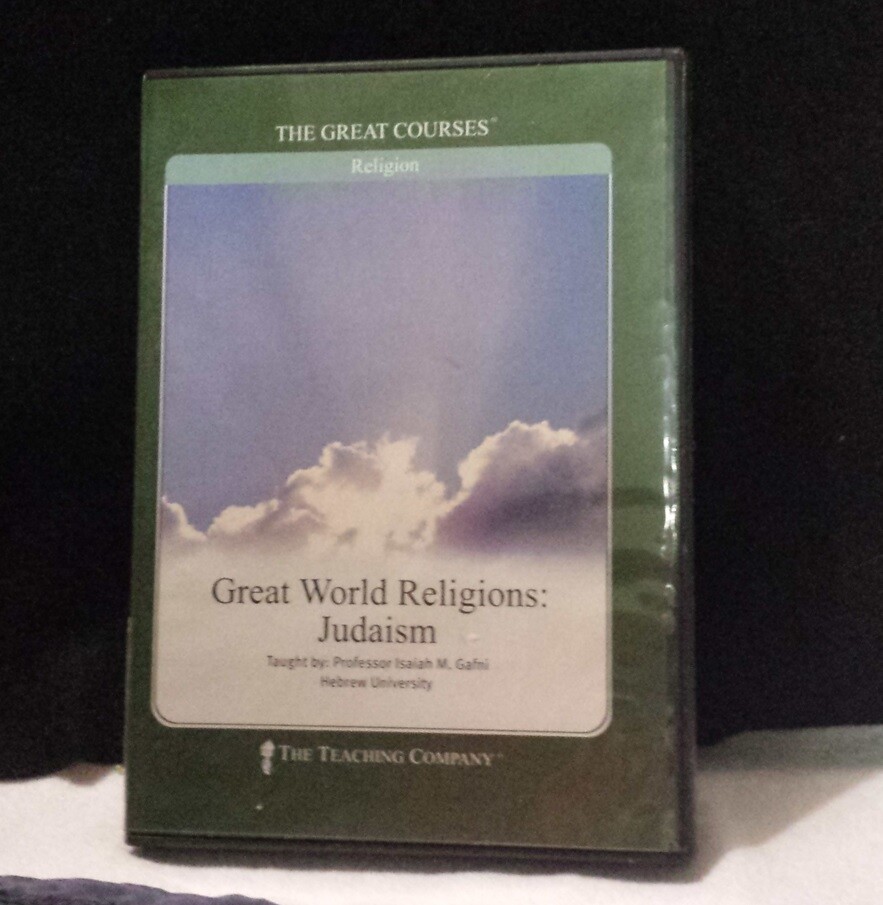 Great Courses Great World Religions: Judaism — 6 CD Set & Case — Audio Learning