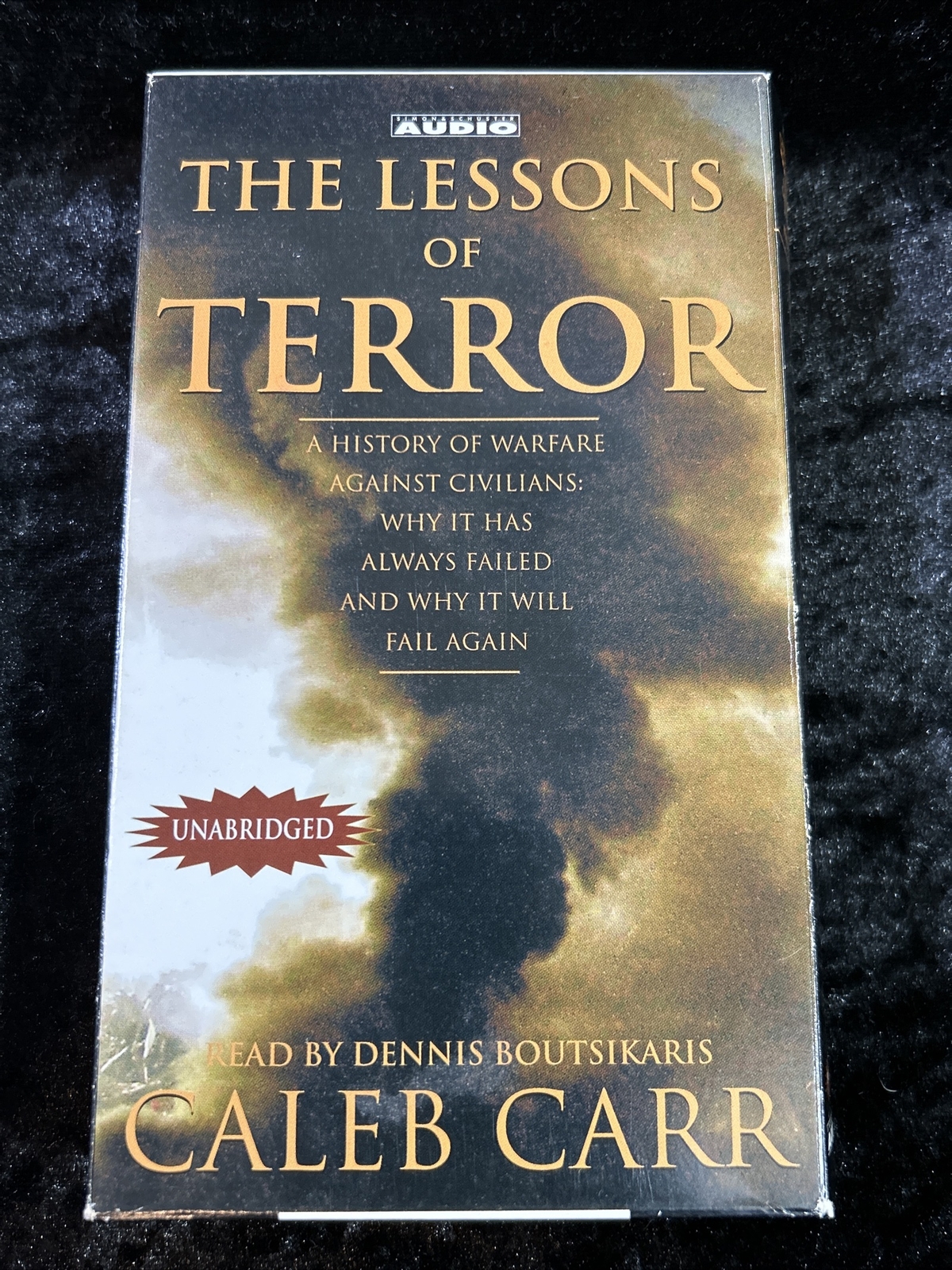 The Lessons of Terror — Caleb Carr (4 Cassette Audiobook) — Read by Boutsikaris