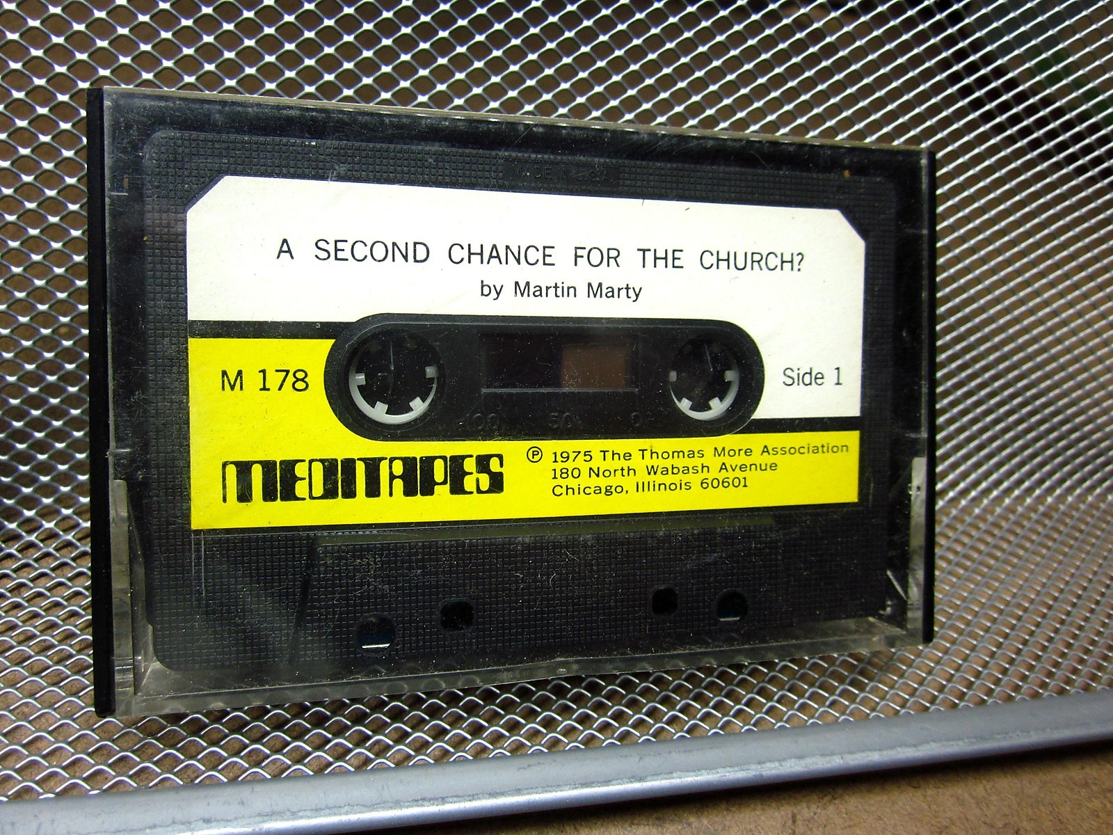 MARTIN MARTY Second Chance for Church 1975 cassette tape Protestantism 1960s