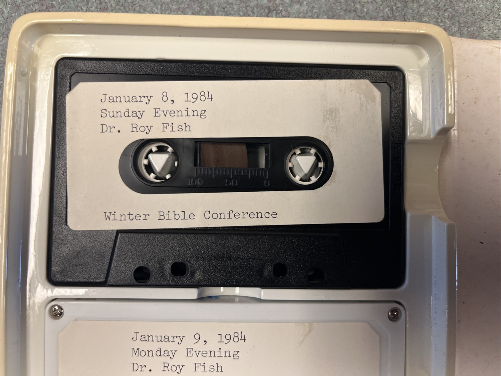 Dr. Roy Fish Winter Bible Conference Sermon Series on Cassette Southern Baptist