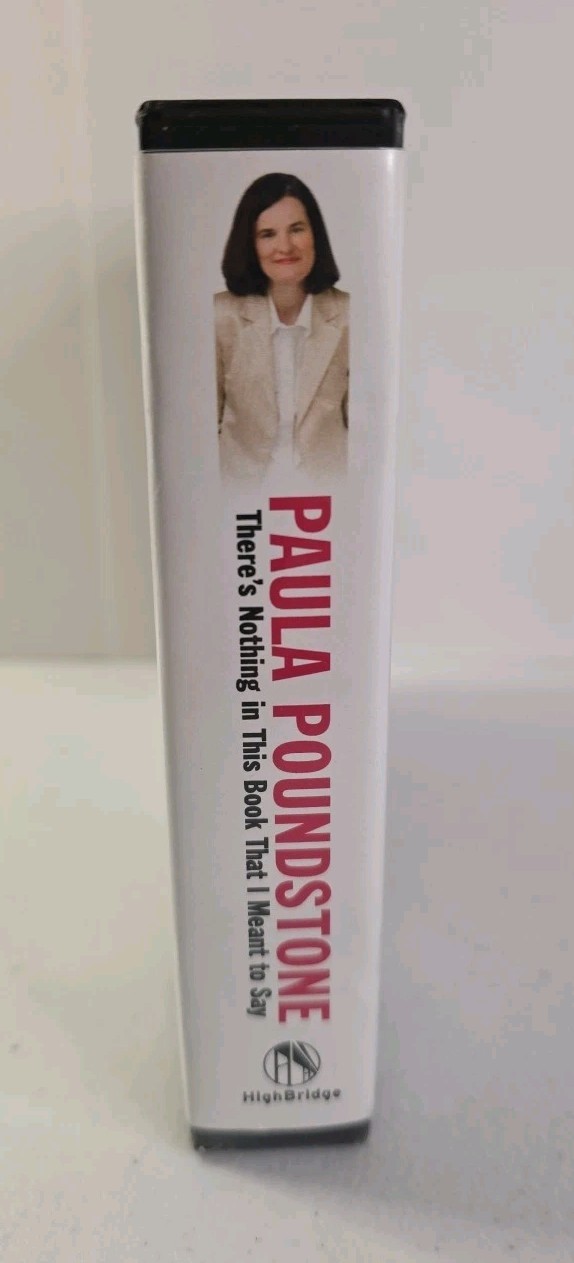 There’s Nothing in This Book That I Meant to Say — (CD) Paula Poundstone Signed