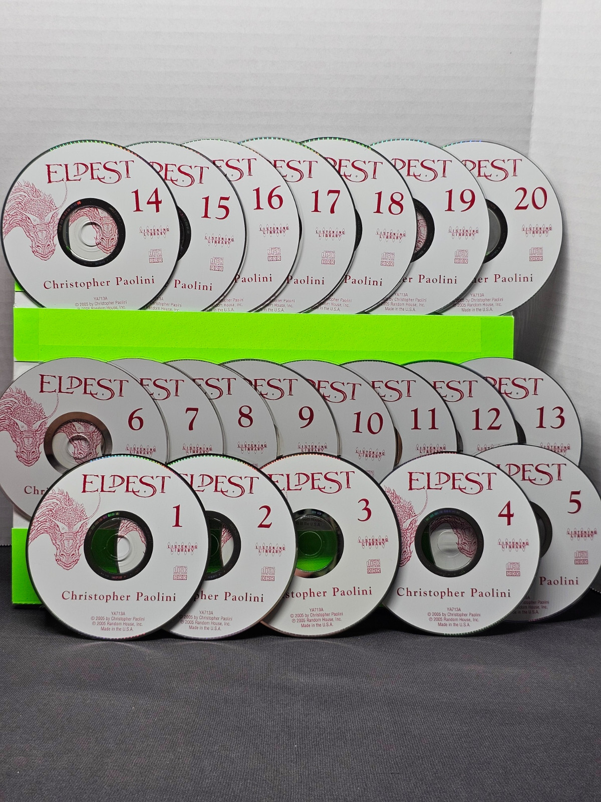 Christopher Paolini Inheritance Book 2 Eldest Audio CD Audiobook Unabridged