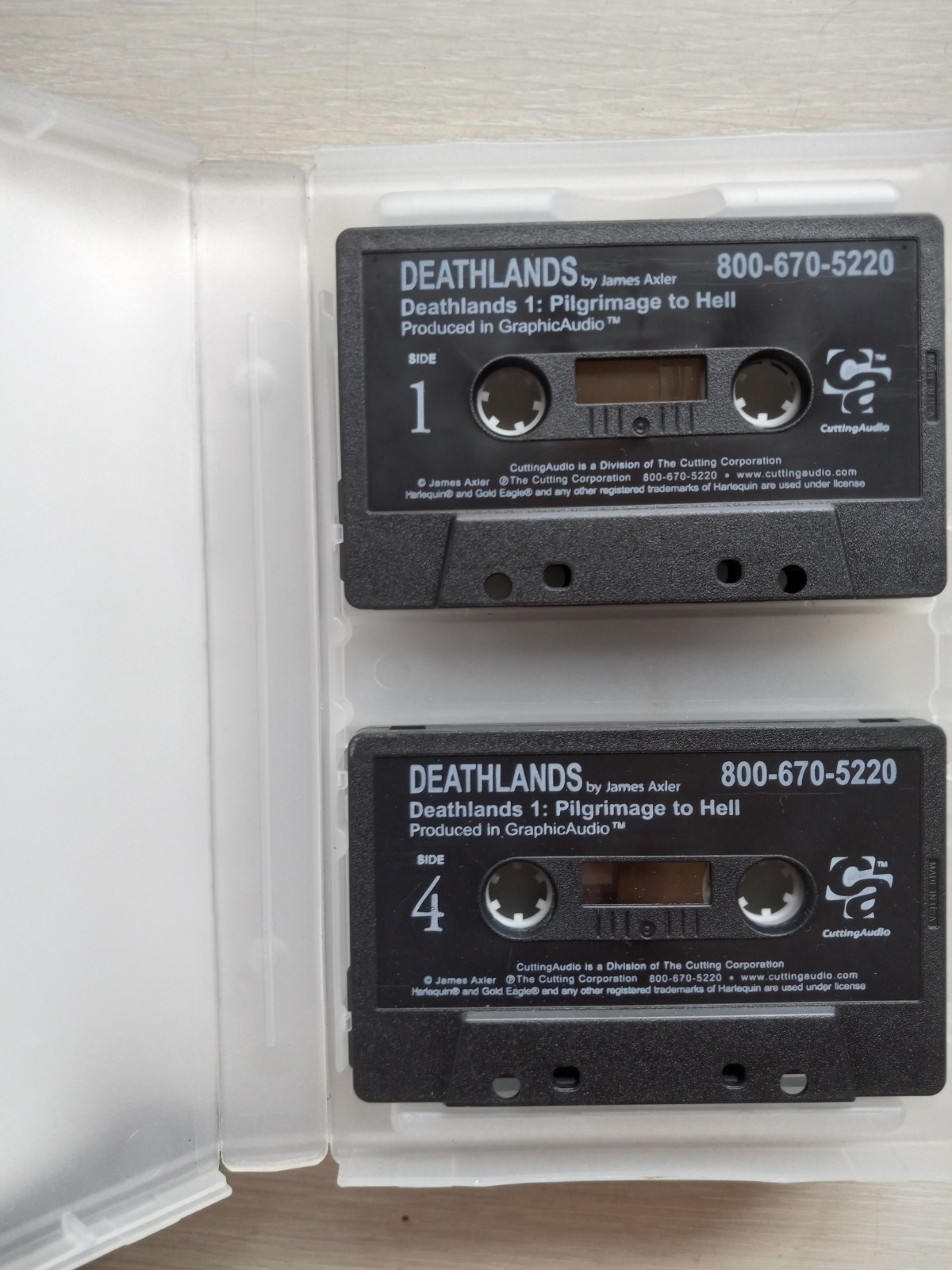 James Axler Death Lands — «Pilgimage» to Hell — Audio Cassettes **MISPRINT**READ