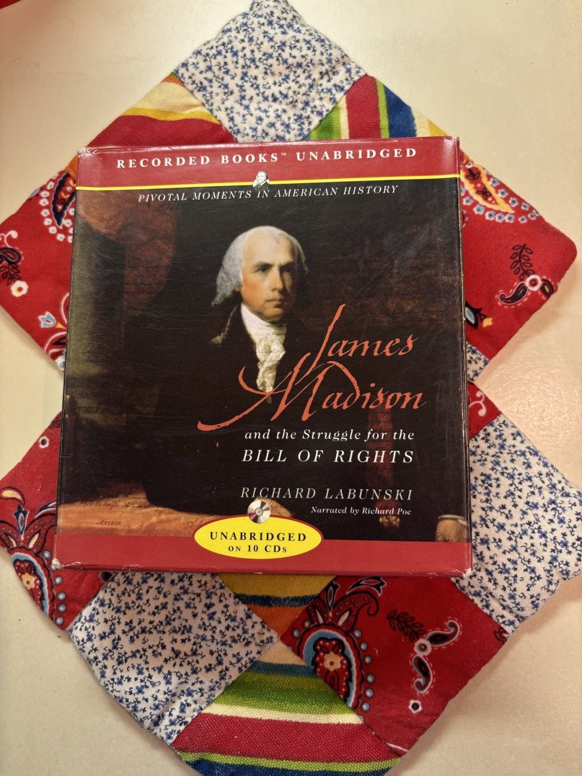 James Madison/Bill of Rights Unabridged 10-compact discs (1982), boxed set