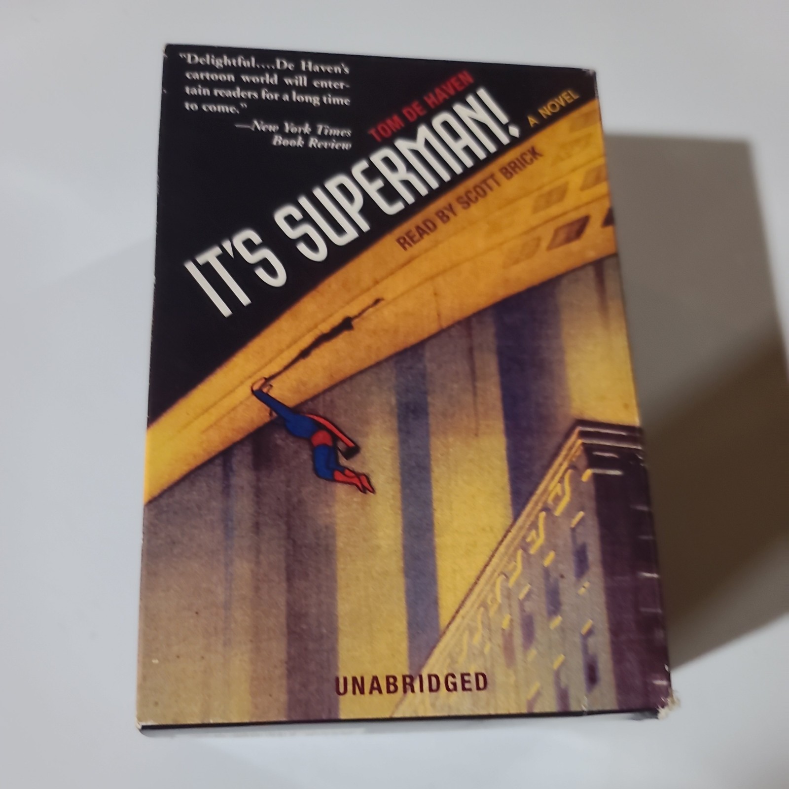 Tom De Haven It’s Superman Audiobook 12 Cassettes