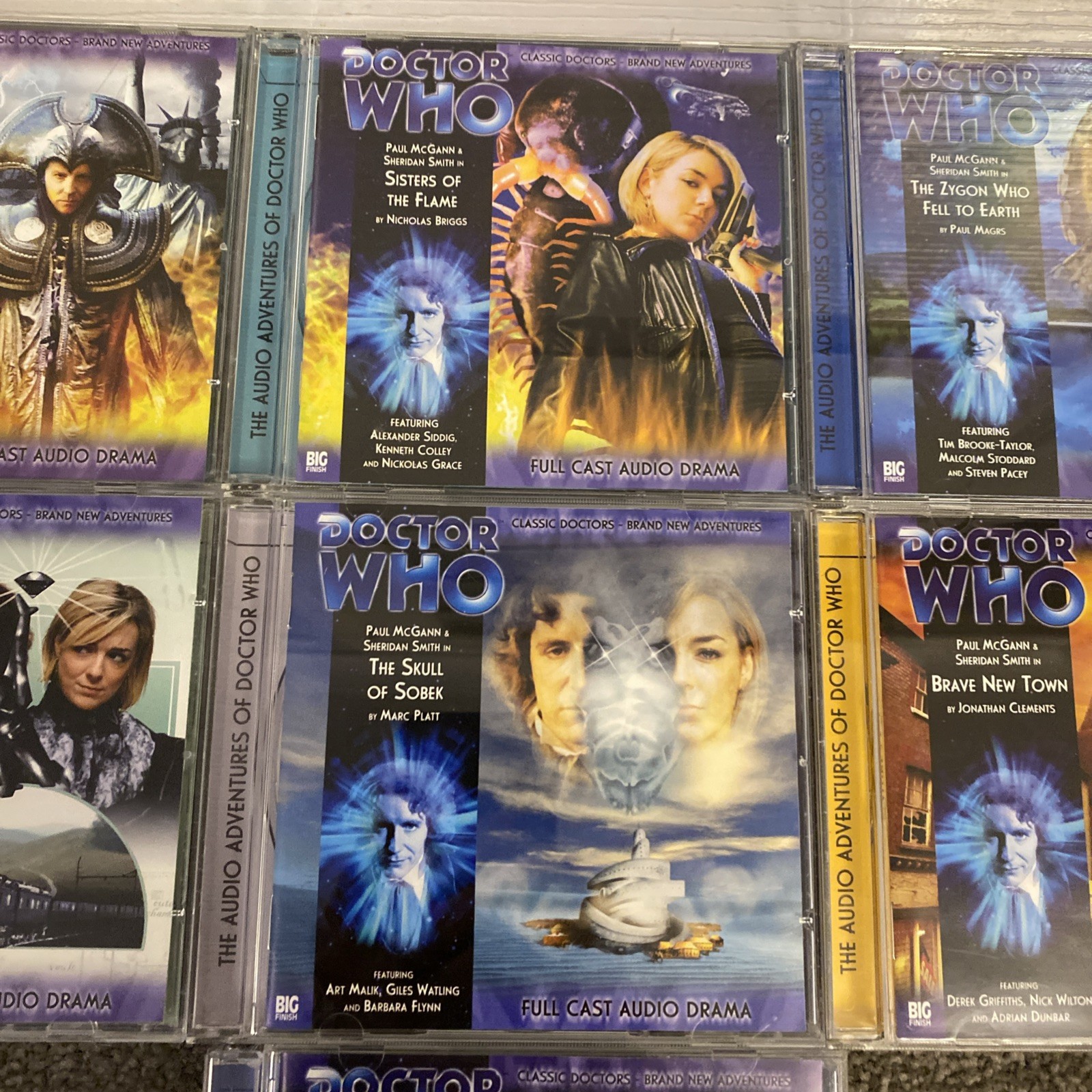 Doctor Who CD BUNDLE Paul McGann 2.2 2.3 2.4 2.5 2.6 2.7 2.8 x7 zygon morbius
