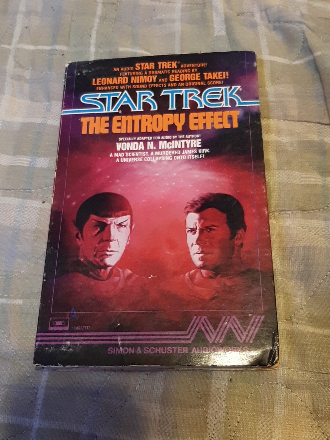 The Entropy Effect Vonda McIntyre Star Trek Cassette Reading by George Takei