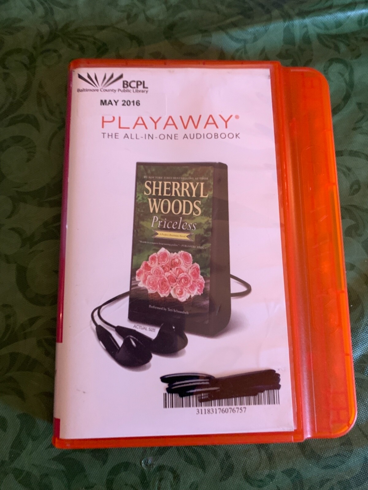 Priceless Sheryl woods unabridged PLAYAWAY BOOK shelf198