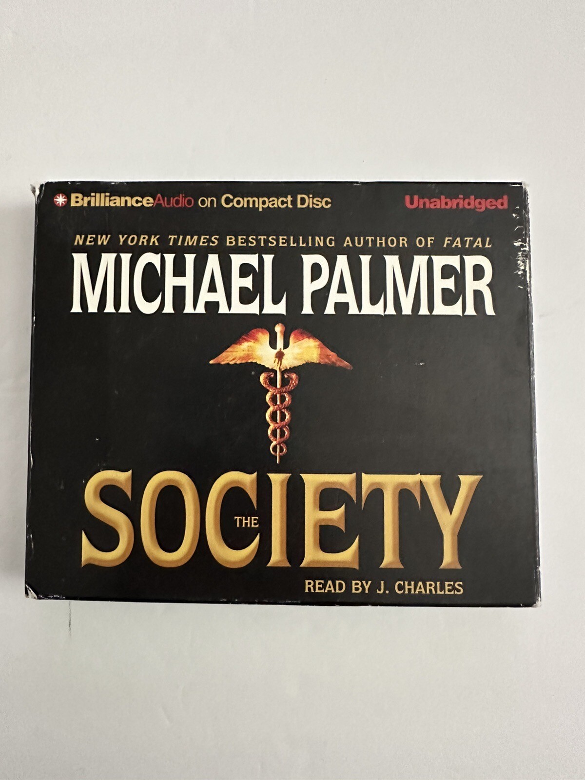 The Society by Michael Palmer (2004, CD, Unabridged)