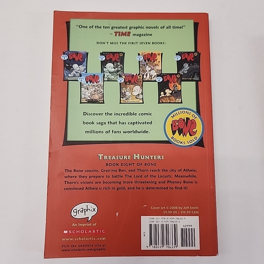 Bone Ser.: Treasure Hunters by Jeff Smith (2008, Trade Paperback)
