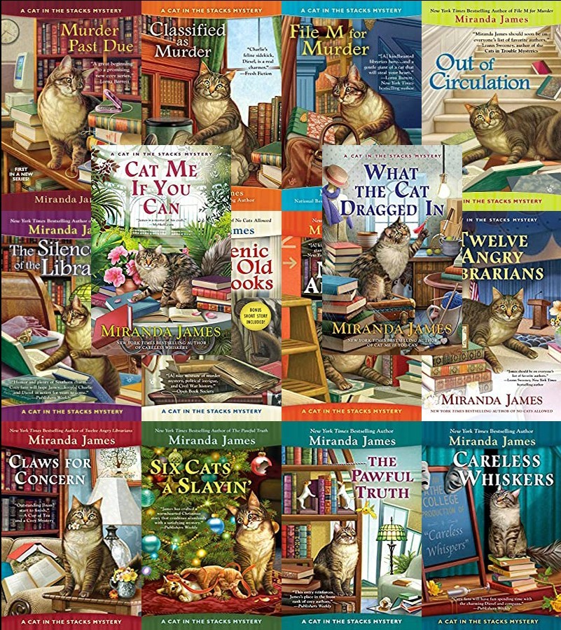 The CAT IN THE STACKS Mysteries By Miranda James — 15 MP3 Audiobook Collection