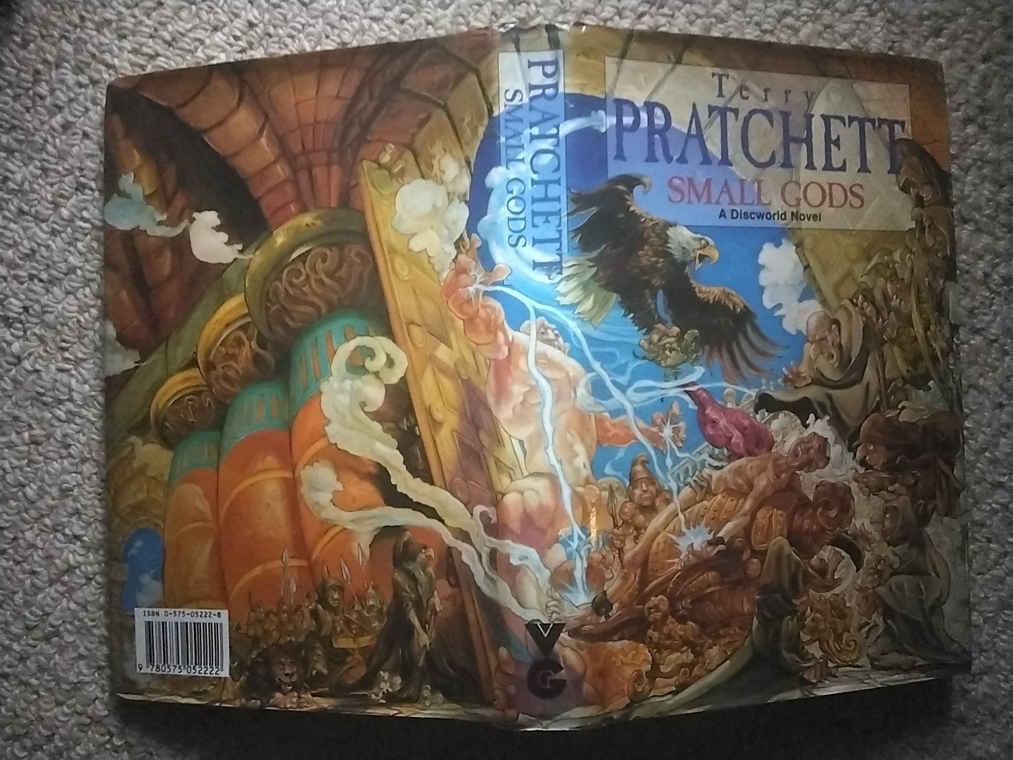 Small Gods (Discworld )-Terry Pratchett, H’back, Gollancz, 1992, 1st ed/1st imp