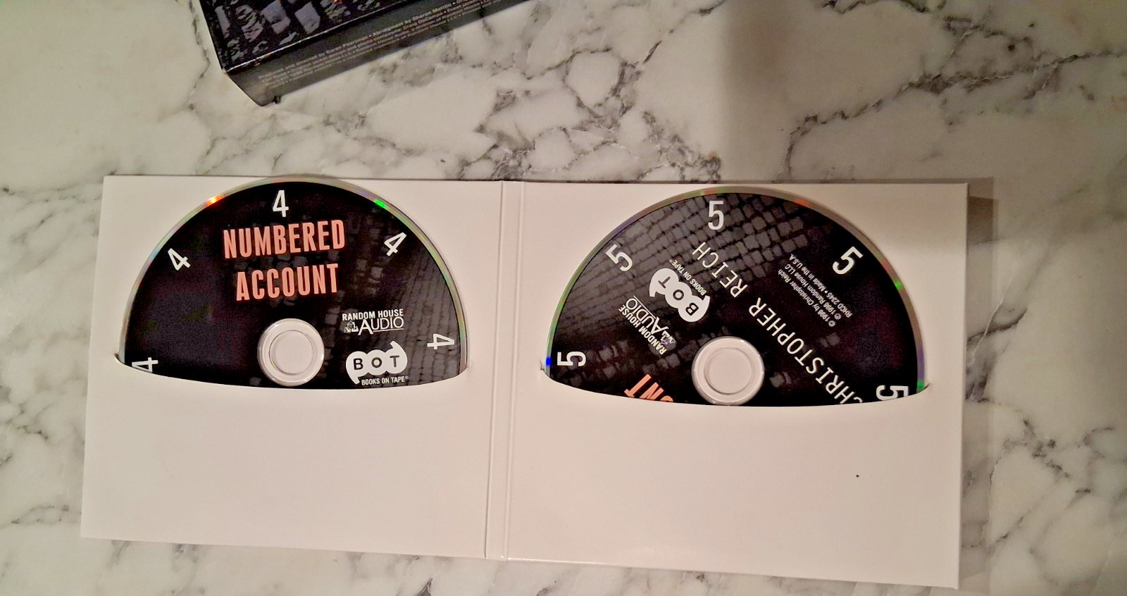 Numbered Account Christopher Reich Audiobook On CD