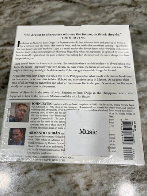 John Irving Avenue Of Mysteries Read By Armando Duran Audiobook NEW