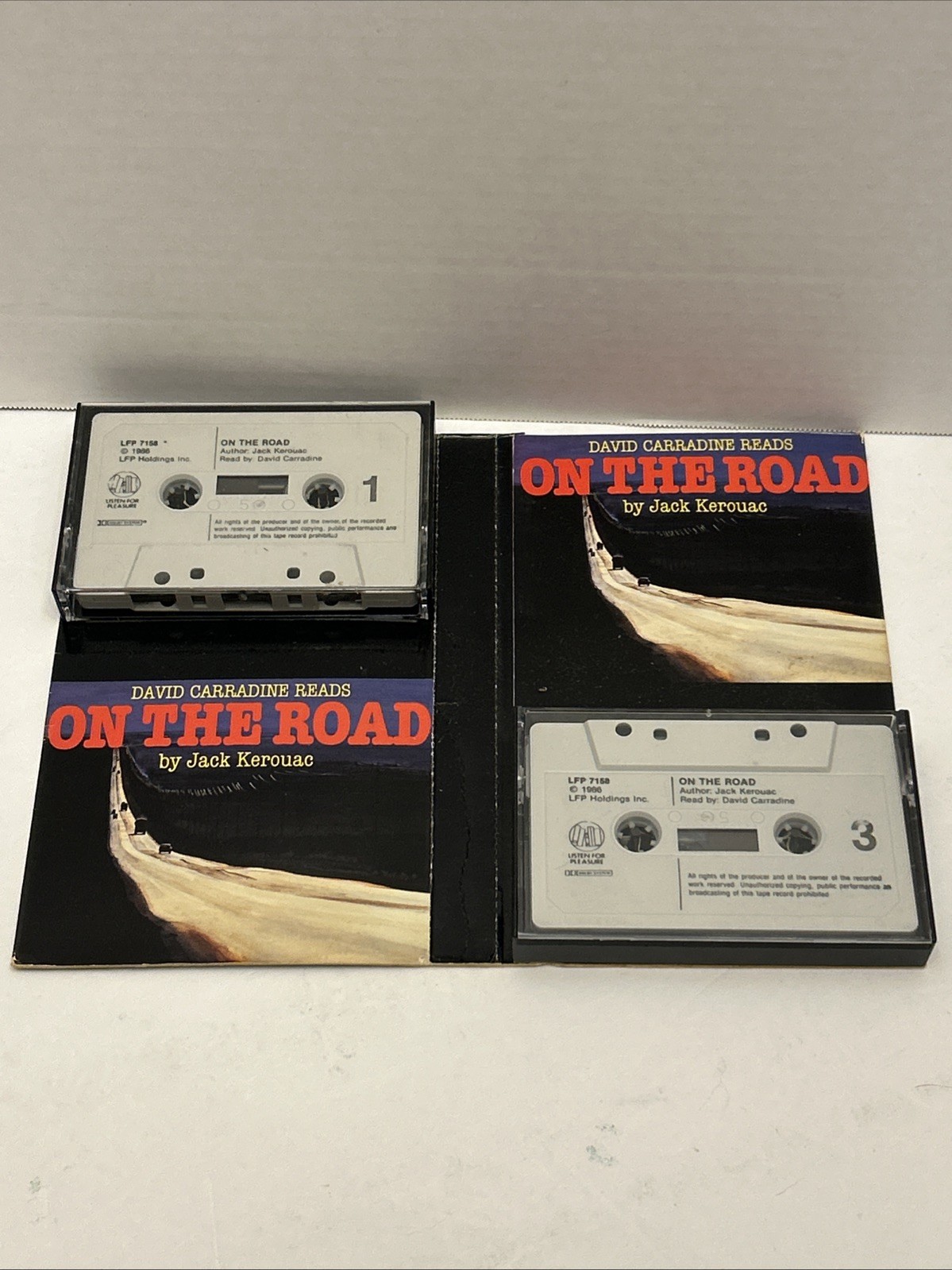 On the Road — Jack Kerouac (Read by David Carradine) 1986 Vintage Cassette Tapes