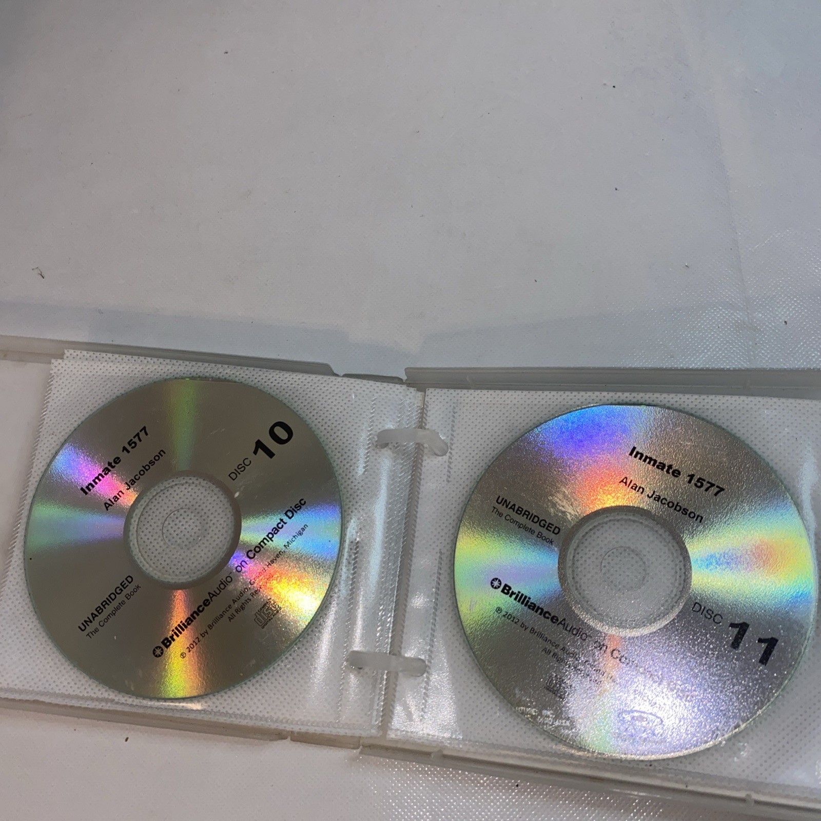 GOOD Audiobook CD Inmate 1577 Alan Jacobson Karen Vail Series Unabridged