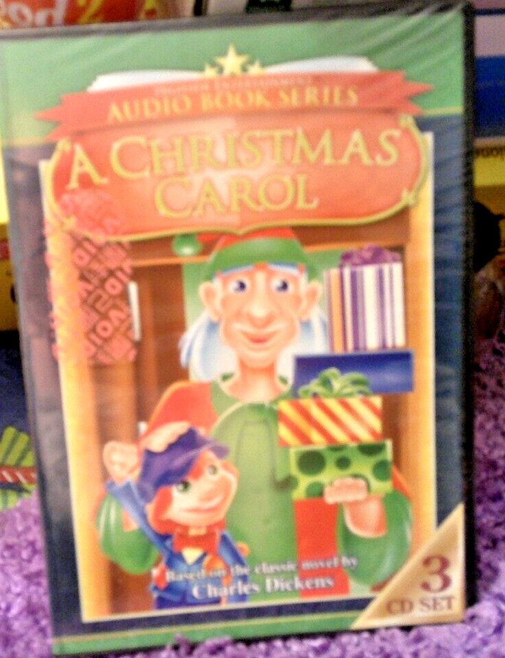 FACTORY SEALED AUDIO BOOK SERIES A CHRISTMAS CAROL BY CHARLES DICKENS 3 CD SET