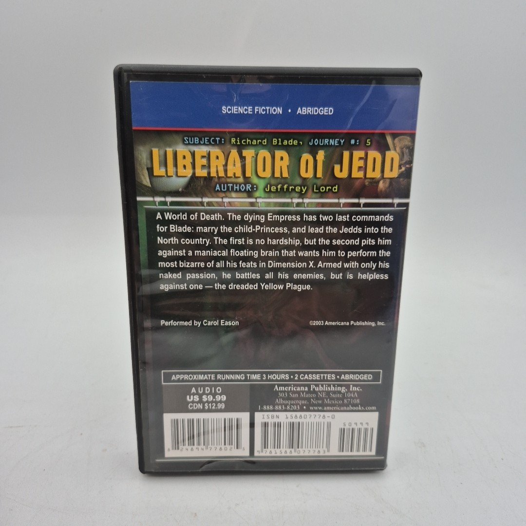 LIBERATOR OF JEDD (Americana Audiobook) Cassette