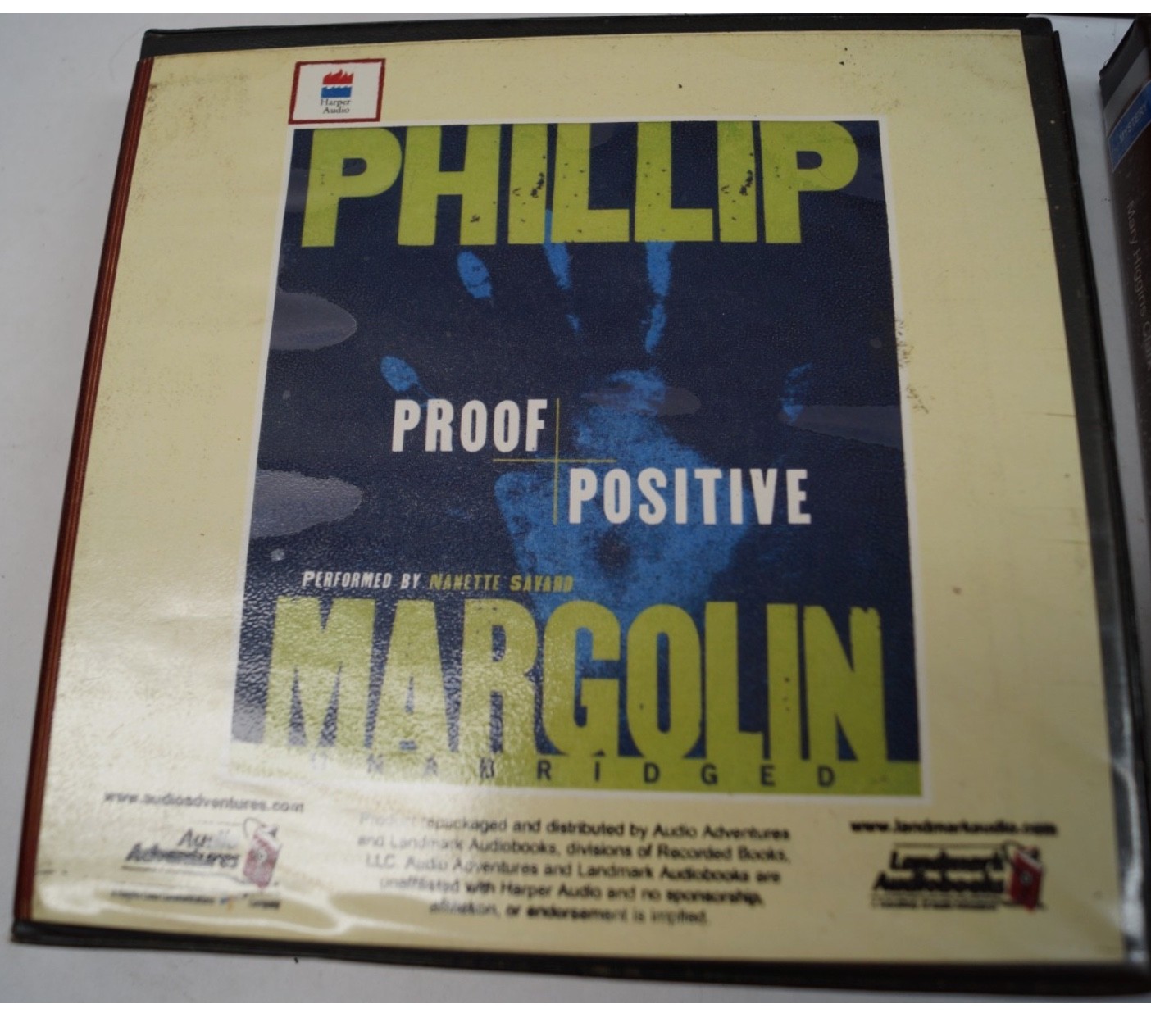Proof Positive by Phillip Margolin Unabridged Audiobook CD Free ship