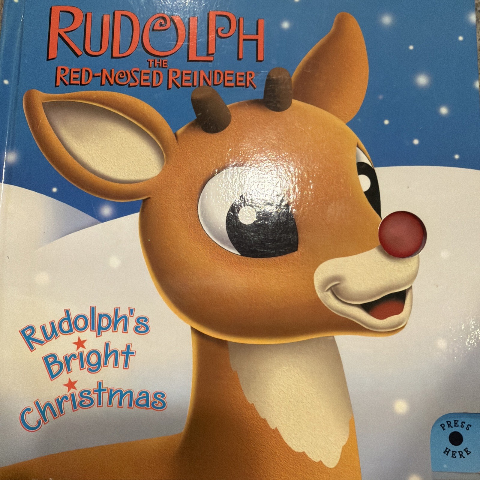 Rudolph’s Bright Christmas by Golden Books Staff (2003, Novelty Book)