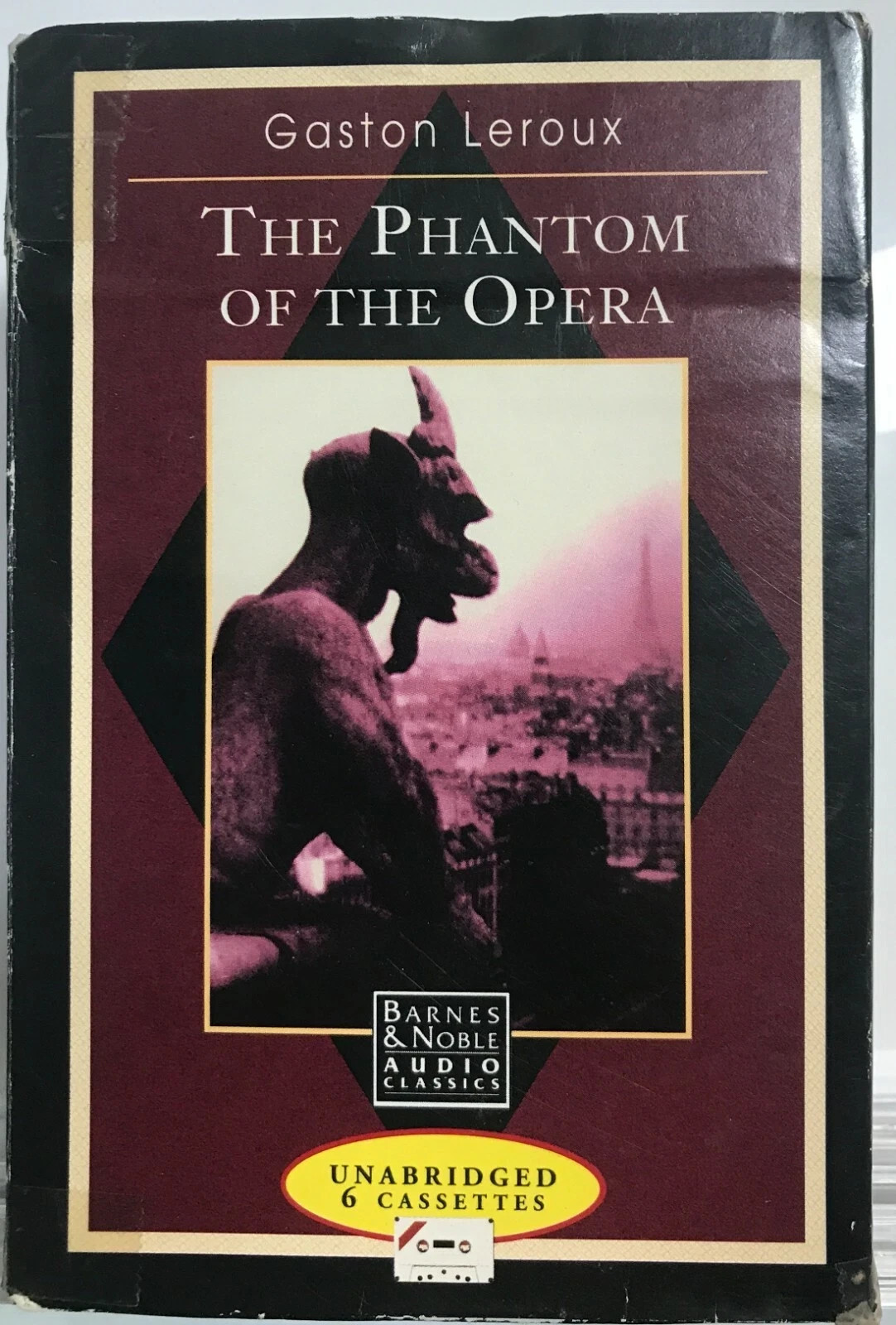 The Phantom of The Opera Gaston Leroux henry Butler 6 Cassette Tapes Unabridged