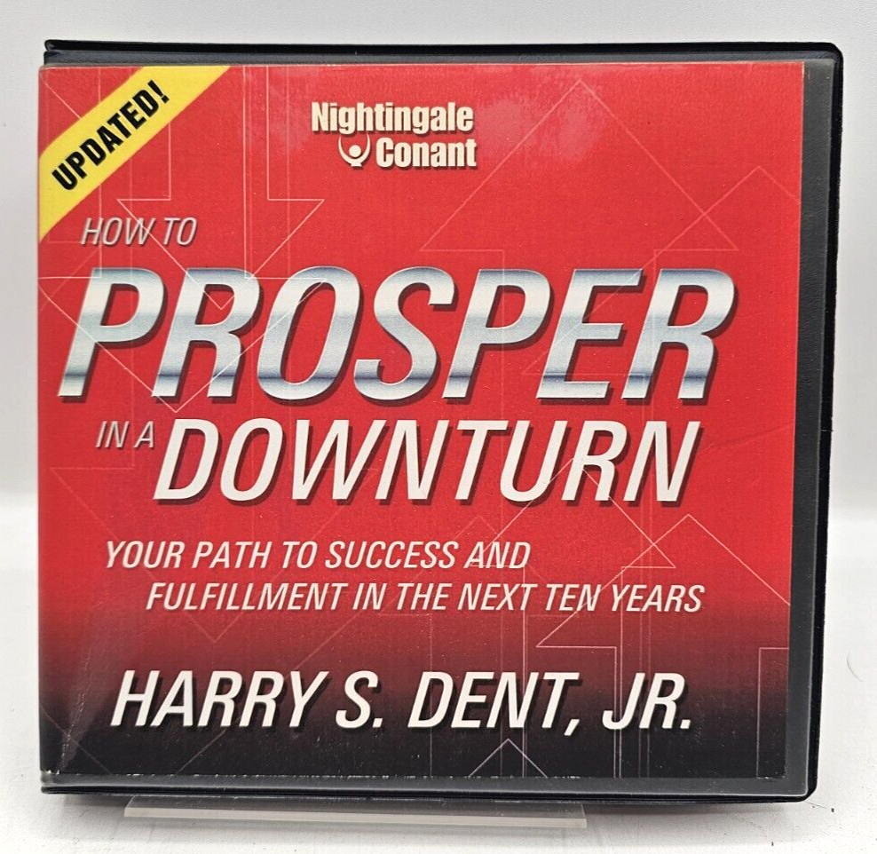 How To Prosper In A Downturn Updated Harry S Dent Jr Audio CDs 2009 Nightingale