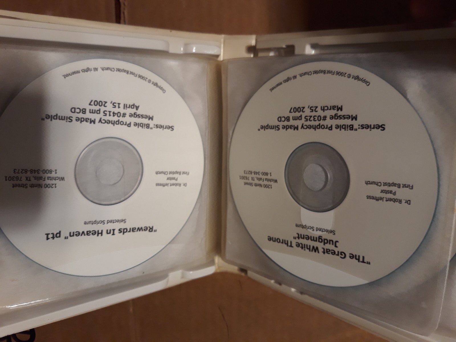 Bible Prophecy Made Simple — Dr. Robert Jeffress (2006, on 12 CDs)