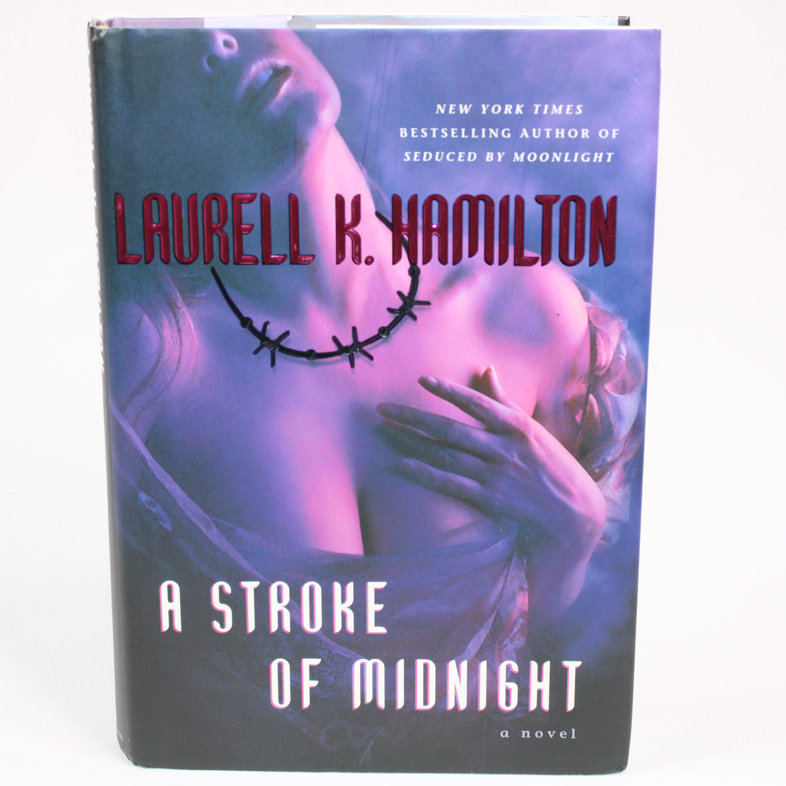 SIGNED A Stroke Of Midnight By Laurell K Hamilton Hardcover Book With DJ 2005