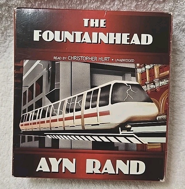 The Fountainhead by Ayn Rand 1943 (1994 Blackstone Audiobook 26 CD Set)